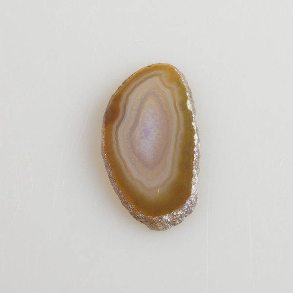 Fetta d'Agata mini, colore naturale 2-3 cm